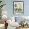 Stupell Industries Florida Map Palm Trees Floating Frame, design by Marcus Prime